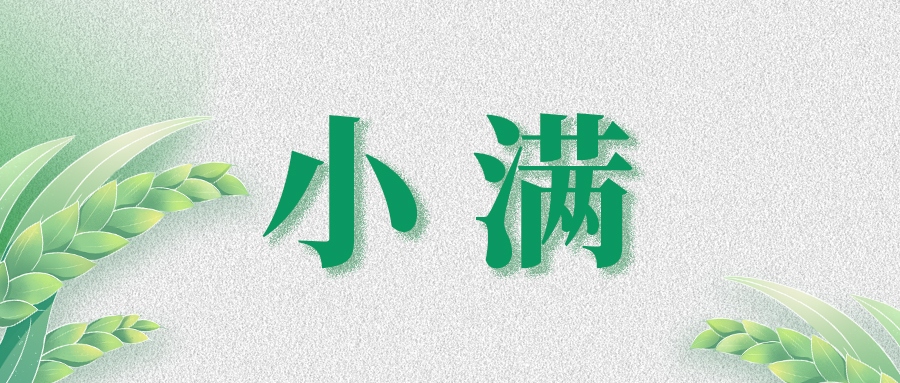 小滿 | 萬物見長，小得盈滿